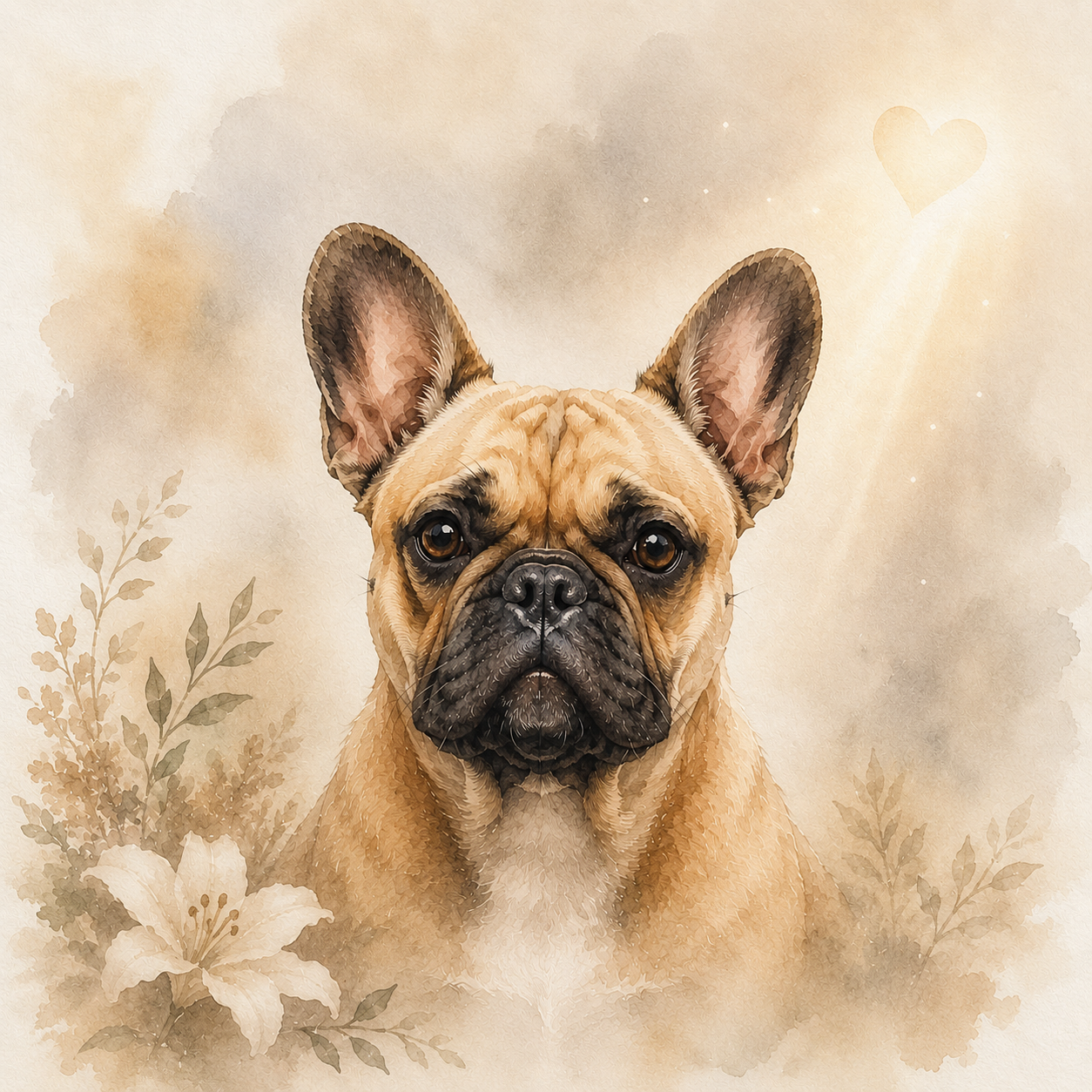 Memorial Pet Portrait Canvas