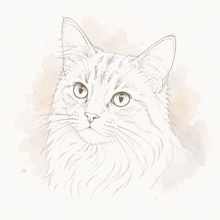 Custom Pet Portrait Framed Poster