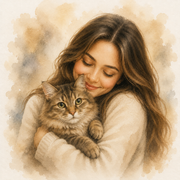 Custom Pet Portrait Framed Poster