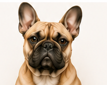 French bulldog portrait