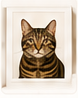 Framed cat portrait thumbnail