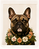 Floral dog portrait thumbnail